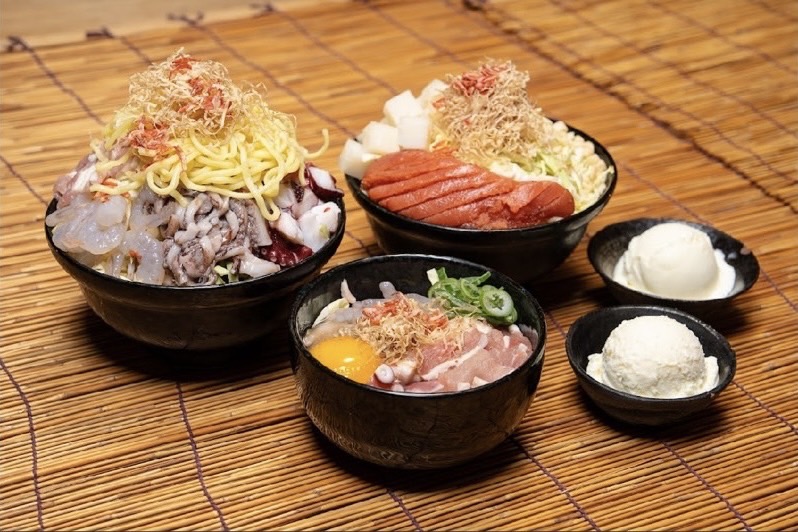 まるもコースのお料理写真