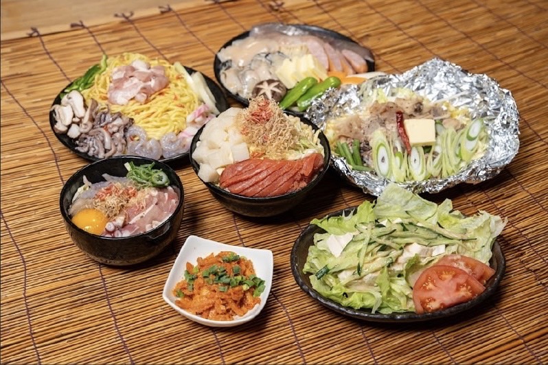 おしおコースのお料理写真