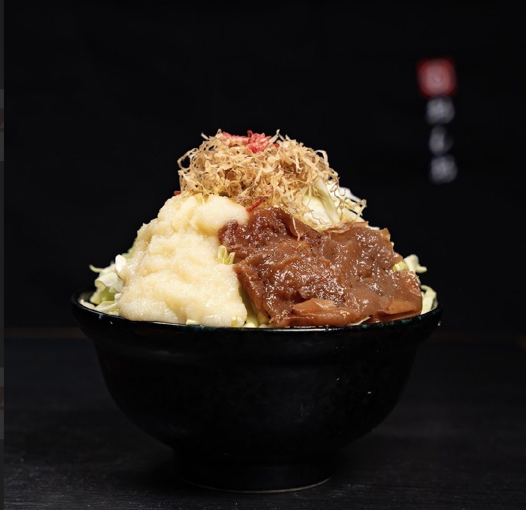 梅にんにくの盛り付け