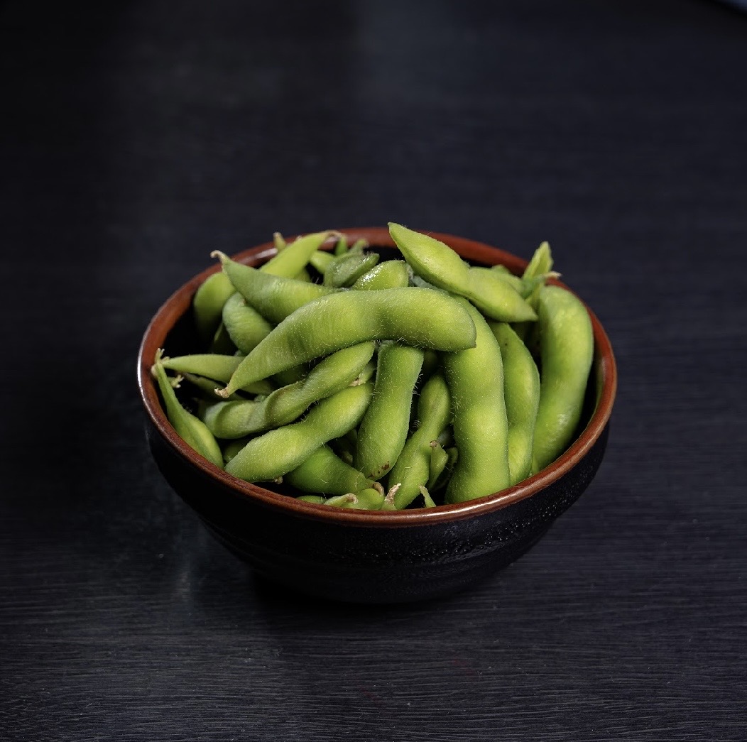 枝豆の盛り付け