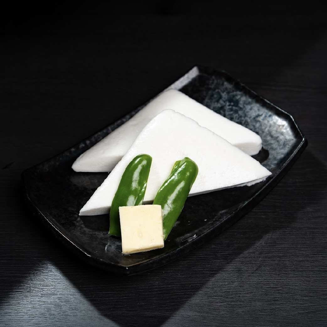 はんぺんバターの盛り付け